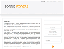 Tablet Screenshot of bonniepowers.com